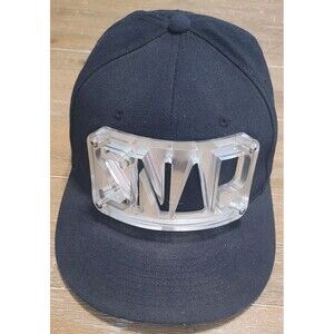 Black Hat SNAP Big Letters In Acrylic Size L/XL Fitted Cap